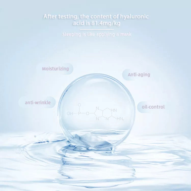 Hyaluronic acid infused 100% Mulberry silk pillowcases for youthful skin